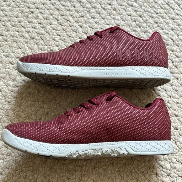 NOBULL Outwork Trainer, Maroon with Grey Bottom, M10.5 - Picture 6 of 8